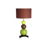   Настольная лампа Sporvil с коричневым абажуром