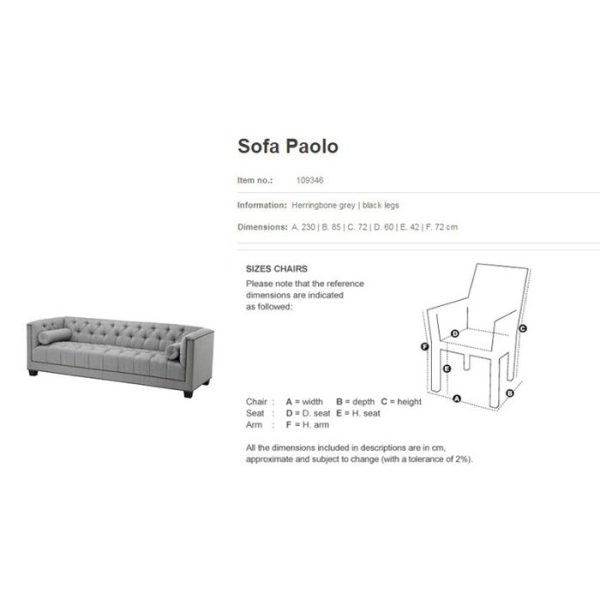 Диван  Paolo   — изображение 5