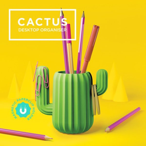 Органайзер настольный Mustard cactus из пластика — изображение 2