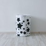 Тканевая корзина Black Stars из 100% хлопка — изображение 2