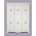 Шкаф трехстворчатый Belle Fleur Blanc