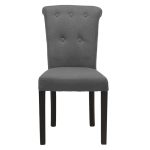 стул с мягкой обивкой Sonder Лён Серый