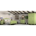 Шкаф Belle Fleur Olive с ручной росписью — изображение 2