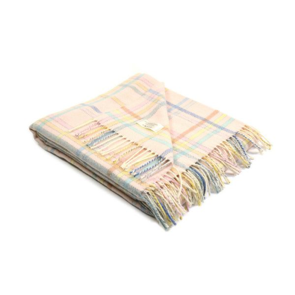 плед из шерсти с добавлением хлопка DOLCEZZA   — изображение 2