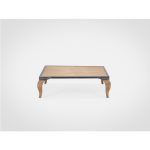 Столик кофейный «Клео» квадратный из дерева махагони