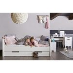 Кровать  JADE BED WHITE UNBRUSHED 90x200см — изображение 3
