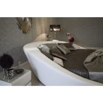 Кровать Letto  Rotondo 03 с обивкой из экокожи или велюра 200 см — изображение 7