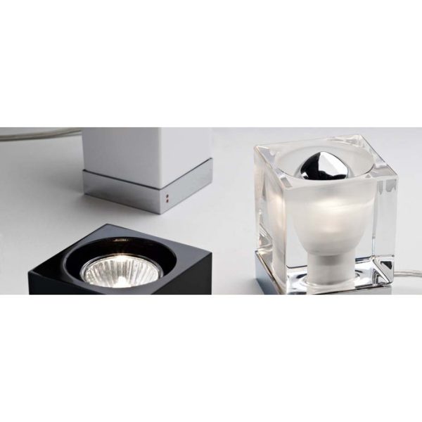 Настольная лампа Fabbian CUBETTO CRYSTAL GLASS Rosse — изображение 2