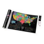 Карта travel map usa black — изображение 9