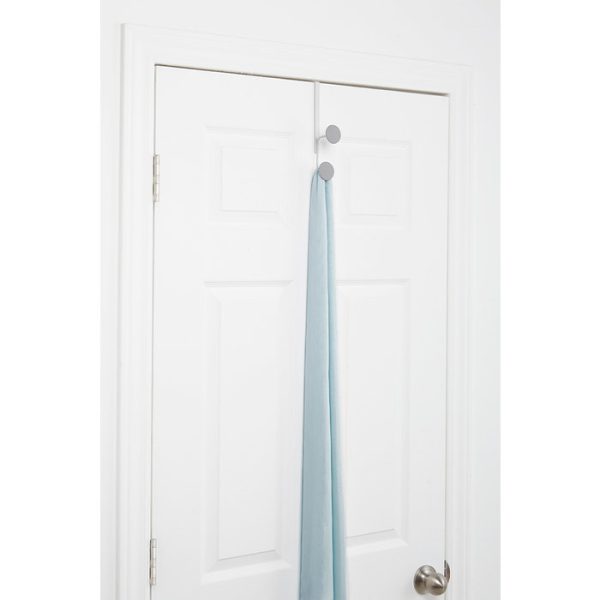 Крючок двойной надверный  yook белый/серый — изображение 2