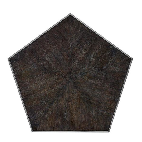 Журнальный столик  Pentagon на металлическом основании и деревянной столешницей  — изображение 5