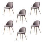 Набор из шести кофейных стульев Томас с мягким сидением
