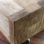 Стол кофейный d-Bodhi Leki из массива тика на колесах — изображение 2