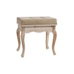 Табурет Narcissus с ножками из натурального дерева — изображение 3