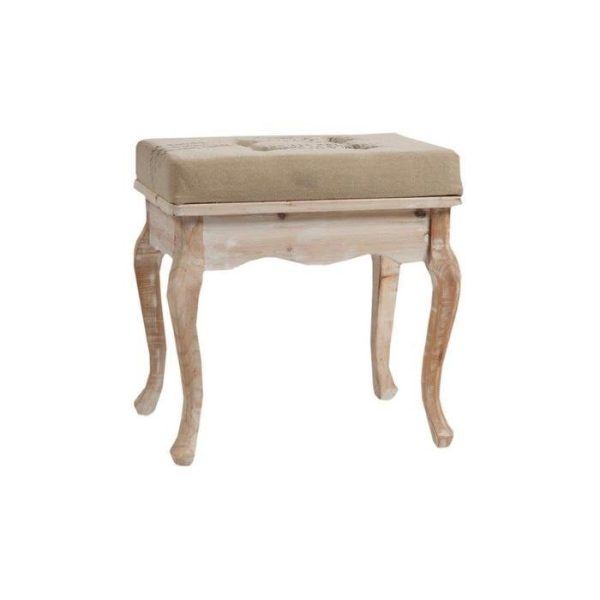 Табурет Narcissus с ножками из натурального дерева — изображение 3