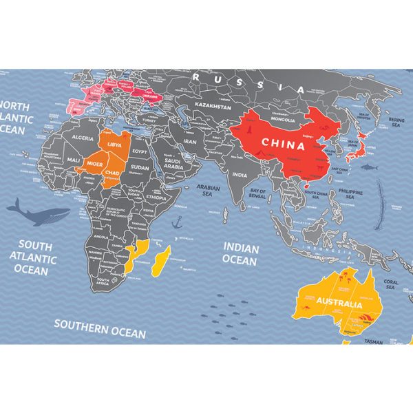 Карта travel map weekend world — изображение 15