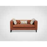 Диван в обивке из экокожи