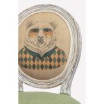 стул с мягкой обивкой Volker green bear — изображение 6