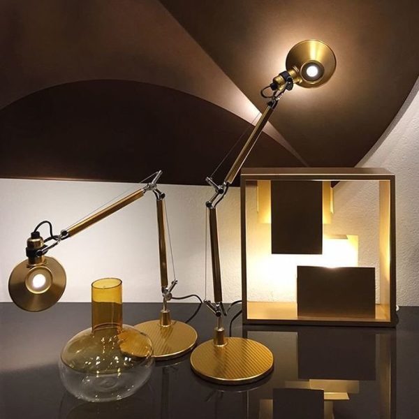 Настольная лампа Artemide TOLOMEO Micro Gold  — изображение 5
