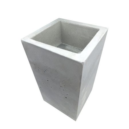 Бетонное кашпо Мартин серое