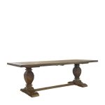 Стол Tancred table с массивными резными ножками и столешницей