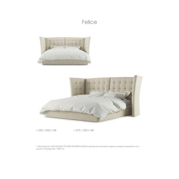 Кровать Felice Bed 160х200 см — изображение 3
