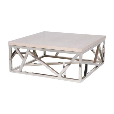 Стол журнальный Geometric из дерева и металла 