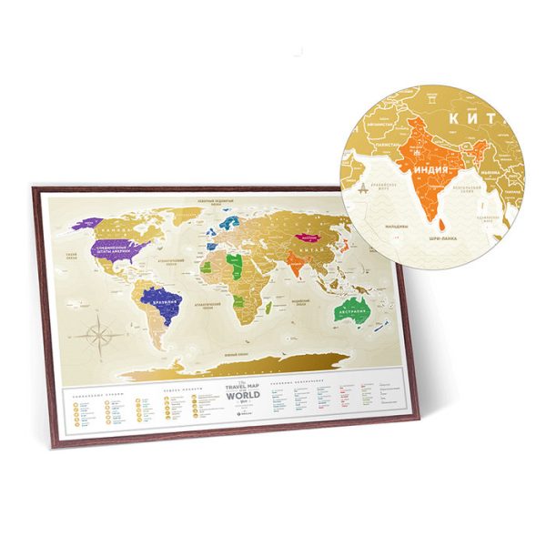 Карта travel map gold world ru — изображение 10