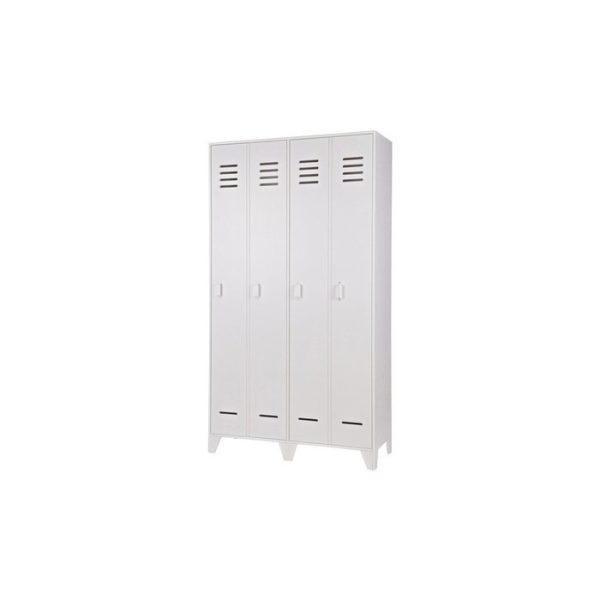 Шкаф  STIJN 2 DR LOCKERCABINET WHITE — изображение 2