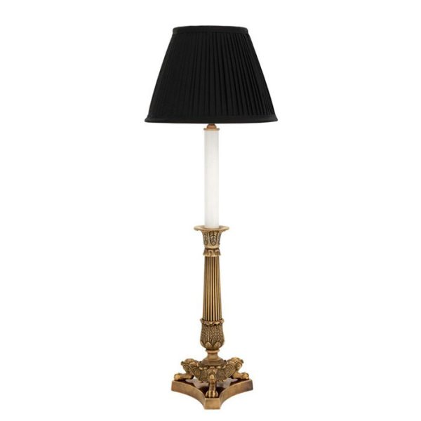 Настольная лампа  Perignon с черным абажуром — изображение 2