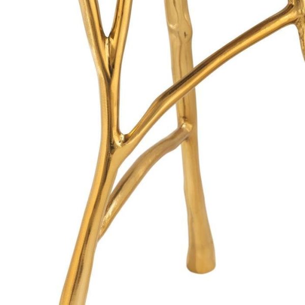 Кофейный Стол  со столешницей из мрамора белого цвета — изображение 4