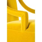 Стул Adora с подлокотниками желтый — изображение 5