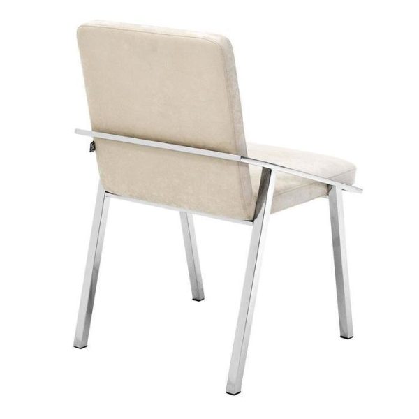 стул с мягкой обивкой Reynolds Бежевый — изображение 2