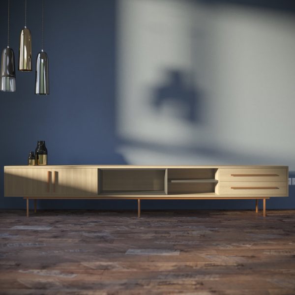 Тумба ТВ Bdesign Tube из натуральных материалов — изображение 2