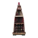 Винный шкаф малый Харитон Лаптев из старой рыбацкой лодки — изображение 2