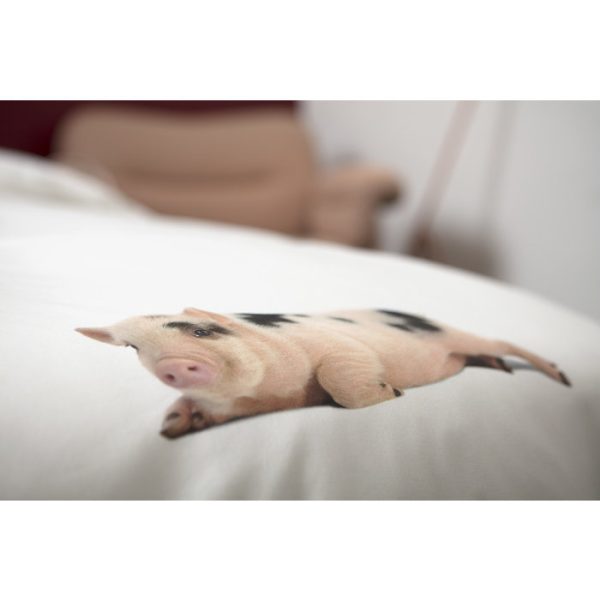 Комплект постельного белья Поросенок белый 150х200 — изображение 3