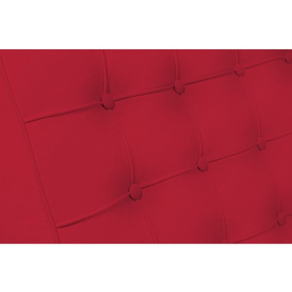 Диван Barcelona Двухместный Красная Экокожа — изображение 4