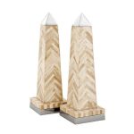 Декоративный обелиск  White Bone (2 шт)