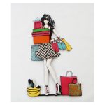 Декоративное настенное панно Shopogolic Girl