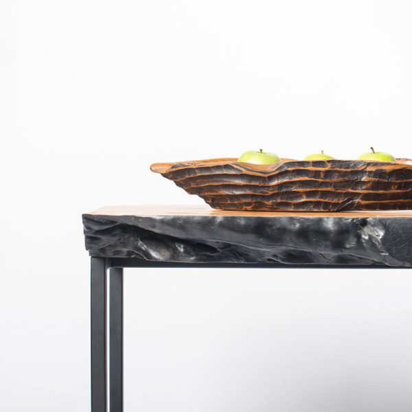 Стол консольный Chantik Litchi natural 180 — изображение 2