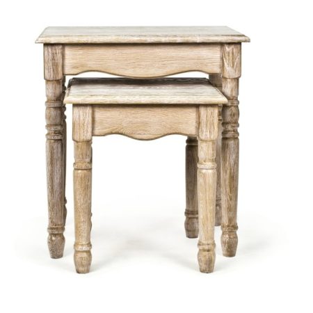 Журнальный столик двойной Еcolife Еurope из массива дуба