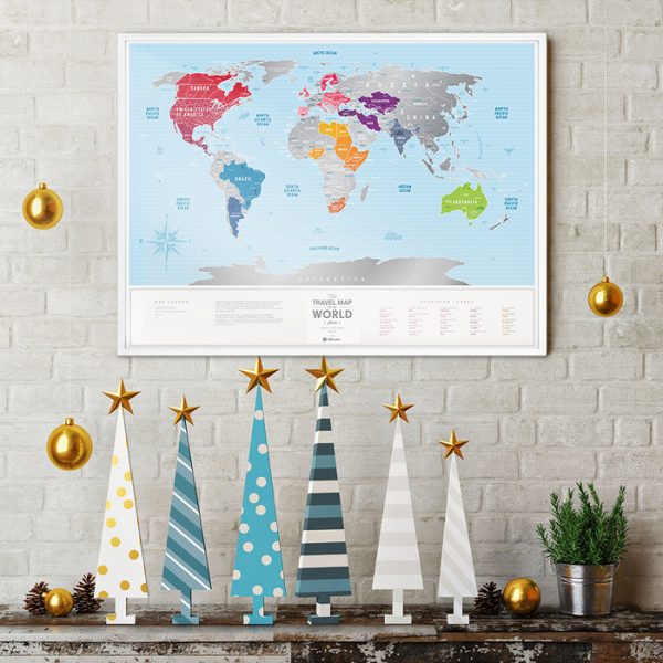 Карта travel map silver world — изображение 7