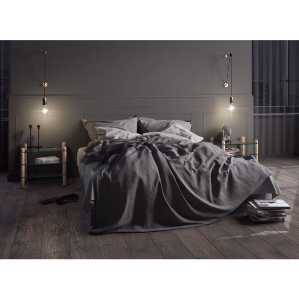 Прикроватная тумбочка Latitude SAGA GLASS SET 005 светлый ясень — изображение 6