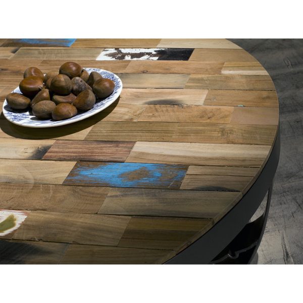 Стол кофейный d-Bodhi Spike из массива тика и металла — изображение 2