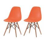Набор из 2-х стульев Eames Оранжевый