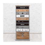 Комод Maverick из массива манго и металла 