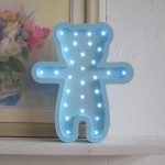 Ночник Мишка Baby голубой	