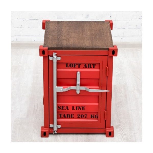 Прикроватная тумбочка Sea Container из массива дуба — изображение 3