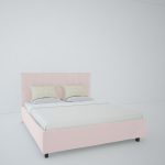 Кровать Royal Black 180х200 см Велюр Пыльная роза — изображение 4