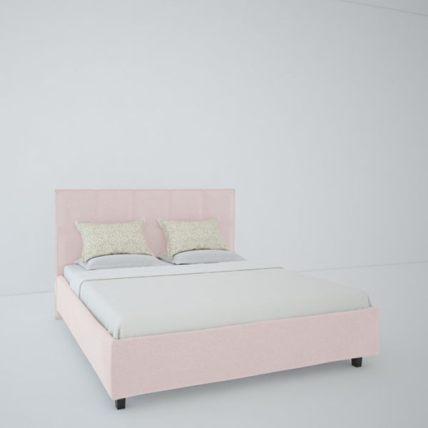 Кровать Royal Black 180х200 см Велюр Пыльная роза — изображение 4